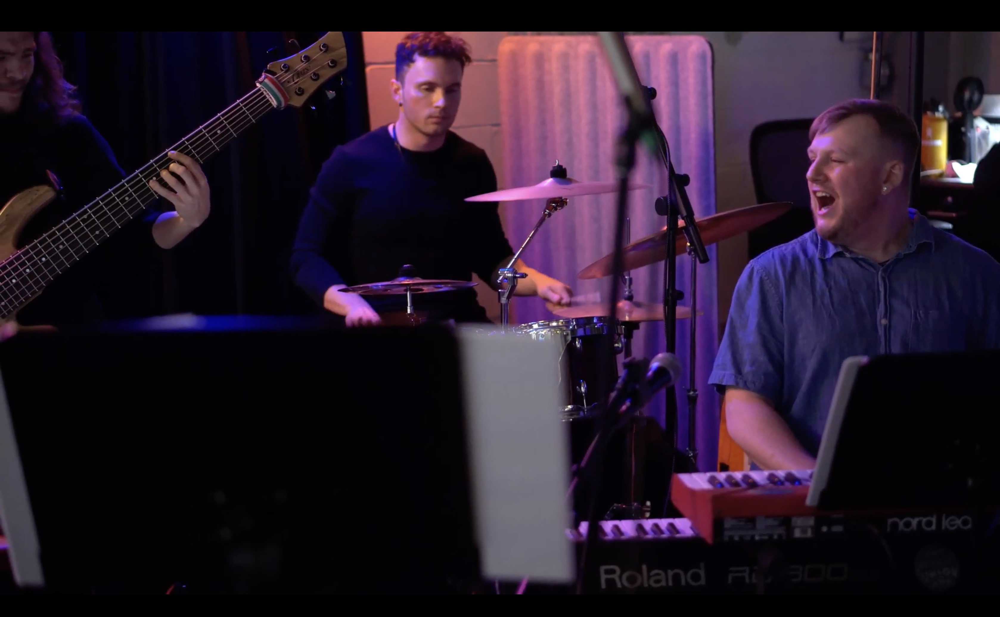 Longneck live — bass, drums, and keys